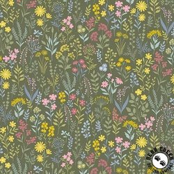 Andover Fabrics Petite Fleur Meadow Green Andover Fabrics Petite Fleur Meadow Green