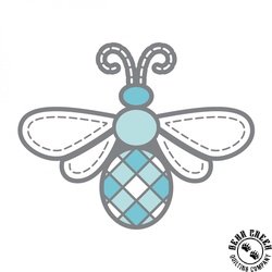 It's Sew Emma Magnetic Needle Minder - COTTAGE BEE BLUE It's Sew Emma Magnetic Needle Minder - COTTAGE BEE BLUE