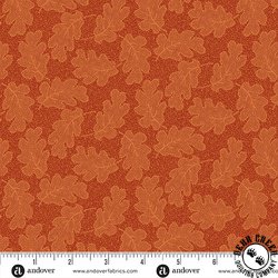 Andover Fabrics Autumn Woods Oakleaf Orange