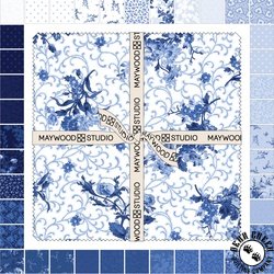 Blue Belle 10 Inch Squares by Maywood Studio Blue Belle 10 Inch Squares by Maywood Studio