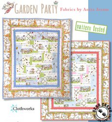 Garden Party Free Quilt Pattern Garden Party Free Quilt Pattern