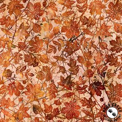 In the Beginning Fabrics Falling Leaves Branches Rust