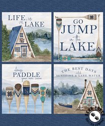 Riley Blake Designs Wake at the Lake Block Panel