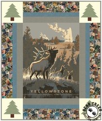 National Parks Yellowstone Free Quilt Pattern National Parks Yellowstone Free Quilt Pattern