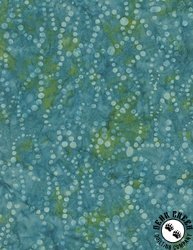 Wilmington Prints Polaris Batiks Dotted Swirls Teal