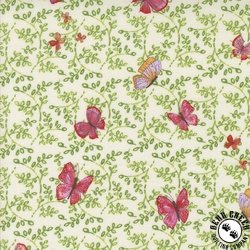 Moda Superbloom Butterfly Trellis Cream Moda Superbloom Butterfly Trellis Cream