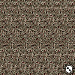 Andover Fabrics Carolina Budding Beauty Black