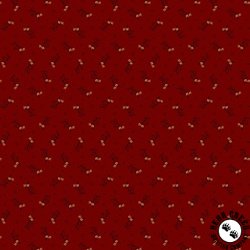Marcus Fabrics Prairie Dry Goods II Flower Whimsy Red Marcus Fabrics Prairie Dry Goods II Flower Whimsy Red