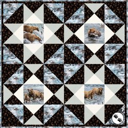 Fishing Bears Free Quilt Pattern