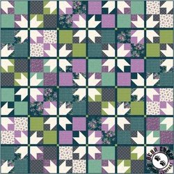 Pretty Purple Petals Small Stars Free Quilt Pattern Pretty Purple Petals Small Stars Free Quilt Pattern