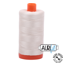 Aurifil Thread Silver White