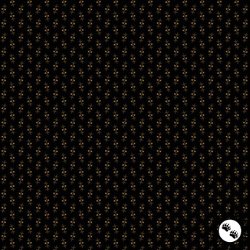 Andover Fabrics Espresso Top Dot Black Andover Fabrics Espresso Top Dot Black
