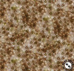 Hoffman Fabrics Forest Fawn Tracks Earth Hoffman Fabrics Forest Fawn Tracks Earth