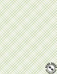 Wilmington Prints Darlin' Garden Gingham White/Green