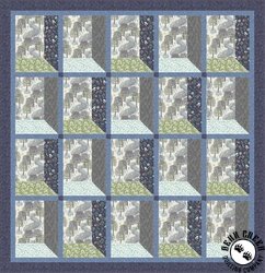 Bluebell Wood Free Quilt Pattern by Lewis and Irene Fabrics