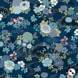 Andover Fabrics Kasumi Harmony Blue