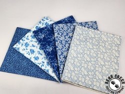 5 Yard Fabric Bundle - ALL OUR HEARTS: BLUE
