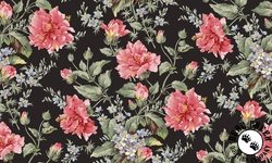 Maywood Studio Marlowe Main Floral Black