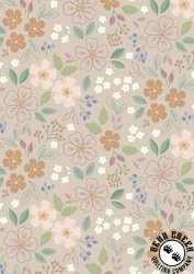 Lewis and Irene Sky Garden Pale Taupe Lewis and Irene Sky Garden Pale Taupe