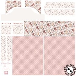 Riley Blake Designs Daybreak on the Prairie Cottage Corn Apron Panel Rose