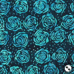 Anthology Fabrics Quilt Essentials 7 Splendor Batiks Roses Mermaid