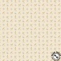 Andover Fabrics Wildflower Cottage Meadowlarks Parchment