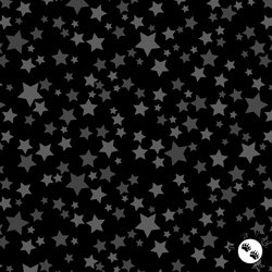 Maywood Studio Playtime Flannel Stars Black