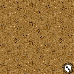 Andover Fabrics Bridgeport Tumbling Squares Brown