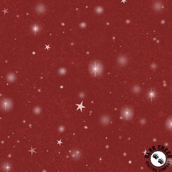 P&B Textiles Believe Tonal Night Sky Red