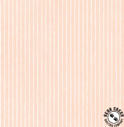 Maywood Studio Little Lambies Woolies Flannel Stripe Peach