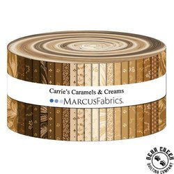 Carrie's Caramels and Creams Strip Roll by Marcus Fabrics