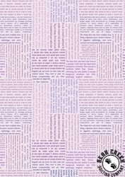 Lewis and Irene Fabrics Purrfect Book Club Cat Text Purple on Light Purple Lewis and Irene Fabrics Purrfect Book Club Cat Text Purple on Light Purple