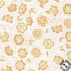 Robert Kaufman Fabrics Imperial Collection Honoka Flowers Shell