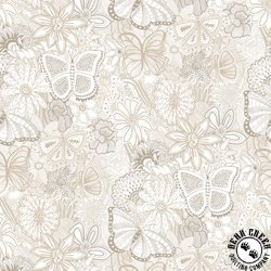 P&B Textiles Sketchbook 108 inch Wide Backing Fabric Neutral