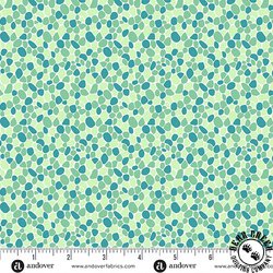 Andover Fabrics Thousand Steps Pebbles Emerald