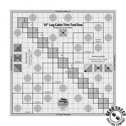 Creative Grids Log Cabin Trim Tool 10 Inch Finished Blocks