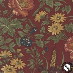 Moda Wheatland Main Floral Currant
