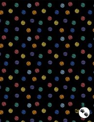 Wilmington Prints Fe-Line Frisky Yarn Balls Black Wilmington Prints Fe-Line Frisky Yarn Balls Black