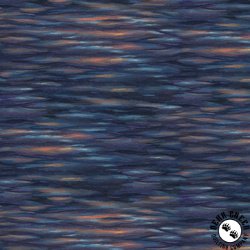 P&B Textiles Autumn Retreat Water Texture Dark Blue