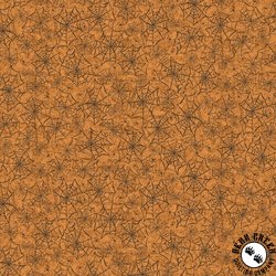 P&B Textiles Hocus Pocus Allover Webs Orange P&B Textiles Hocus Pocus Allover Webs Orange