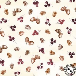 Maywood Studio Rustle Acorns/Berries Cream Maywood Studio Rustle Acorns/Berries Cream