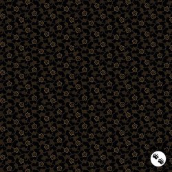 Andover Fabrics Espresso Floral Dot Black Andover Fabrics Espresso Floral Dot Black