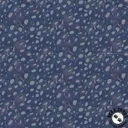 P&B Textiles Meadow At Dusk Swirl Allover Dark Blue P&B Textiles Meadow At Dusk Swirl Allover Dark Blue