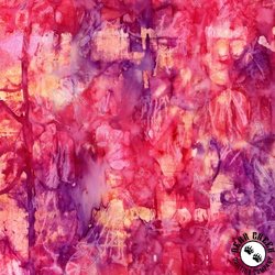 Riley Blake Designs Expressions Batiks Express Yourself Abstract Berry Persimmon