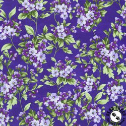 Robert Kaufman Fabrics Georgina Flowers Amethyst