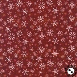 In The Beginning Winter Solstice II Snowflakes Red In The Beginning Winter Solstice II Snowflakes Red
