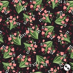 Riley Blake Designs Front Porch Main Black