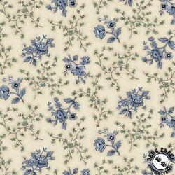 Marcus Fabrics Grace Elizabeth Floral & Vine Cream Marcus Fabrics Grace Elizabeth Floral & Vine Cream