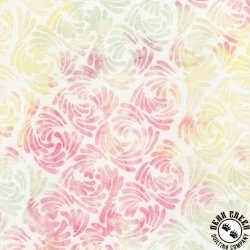 Timeless Treasures Tonga Batik Mayfair Swirly Water Drops Lemonade