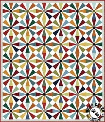 Stars Primitive Pinwheels Free Quilt Pattern